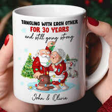 Load image into Gallery viewer, Personalized Christmas Mug for Couples - 30 Years of Love Coffee Mug PopCulturePrints
