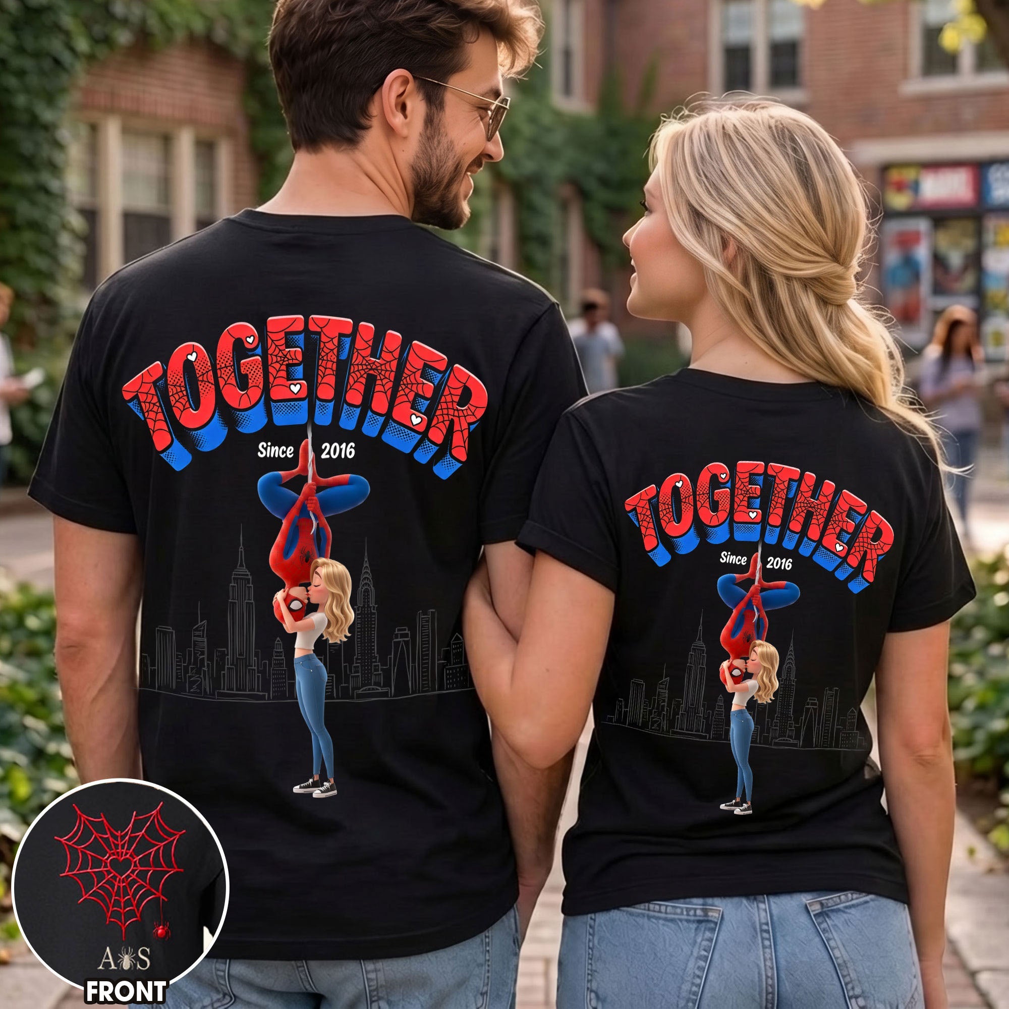 Together Forever Shirt - Personalized Couple Gift Shirts PopCulturePrints