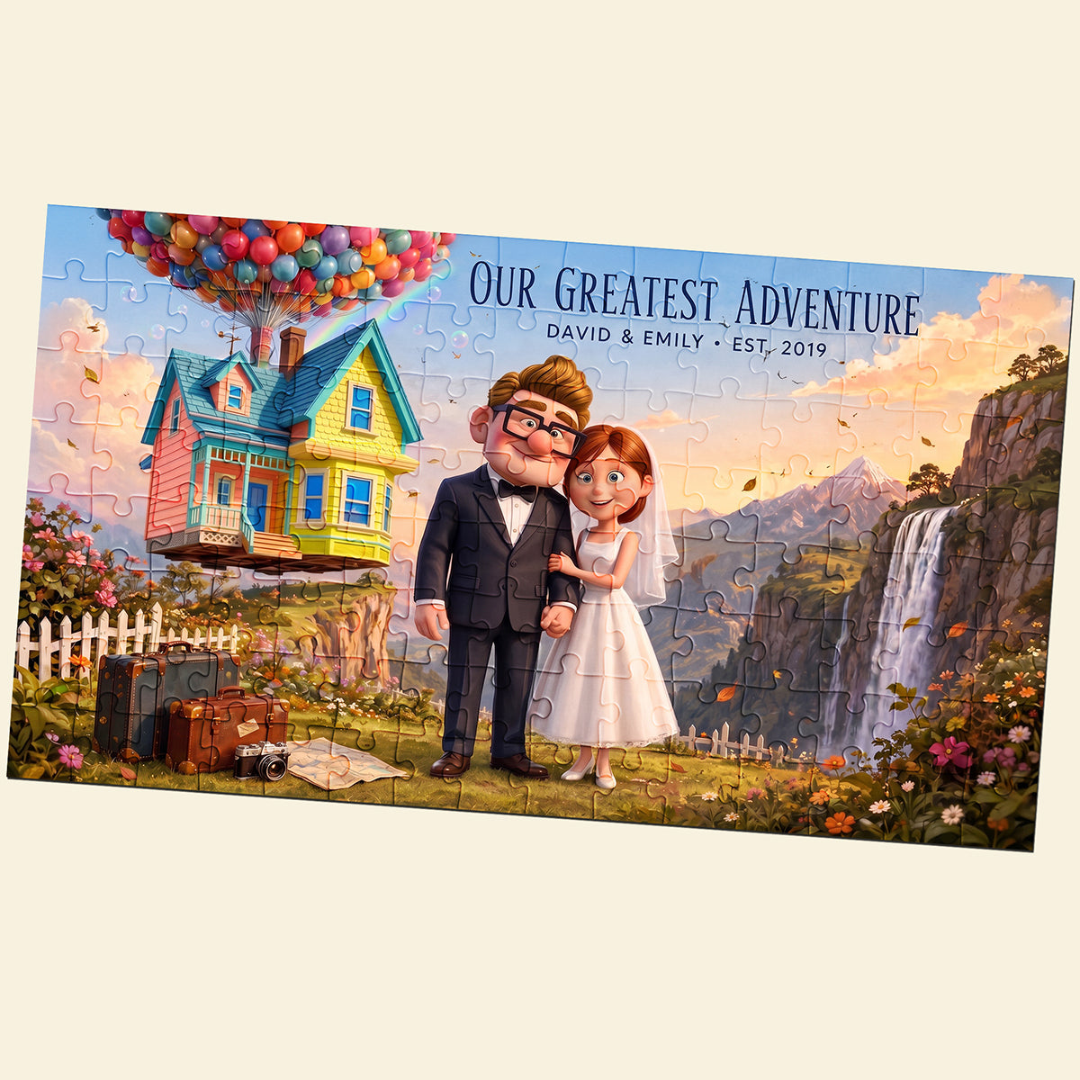 Our Greatest Adventure Jigsaw Puzzle - Personalized Gifts For Couples 05hata140726 Jigsaw Puzzles PopCulturePrints