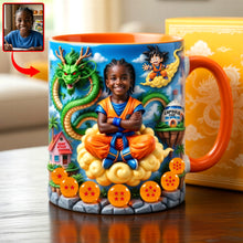 Load image into Gallery viewer, Embrace the Power of Friendship - Ultimate Warrior Accent Mug - Custom Photo Gifts Coffee Mug PopCulturePrints
