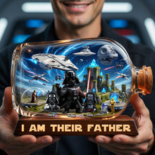Load image into Gallery viewer, “I Am Their Father” - Fearless Cosmic Dad Acrylic Plaque - Personalized Gifts For Dads, Grandpas and More Shaped Plaques PopCulturePrints
