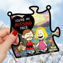 Load image into Gallery viewer, Personalized Couple Suncatcher Ornament - My Missing Piece
