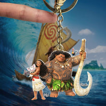 Load image into Gallery viewer, Personalized Movie Lover Acrylic Keychain - Adventure Duo Theme Keychains PopCulturePrints
