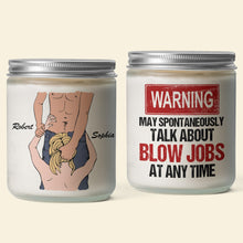 Load image into Gallery viewer, Personalized Couples Scented Candle Scented Candle PopCulturePrints
