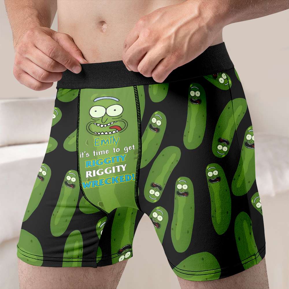 Custom Funny Pickle Boxers for Him Boxer Briefs PopCulturePrints