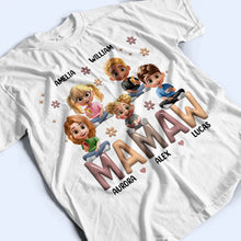 Load image into Gallery viewer, Grandma&#39;s Joy: Personalized Cartoon T-Shirt - Gift for Grandma, Perfect for Mother&#39;s Day T-shirt PopCulturePrints
