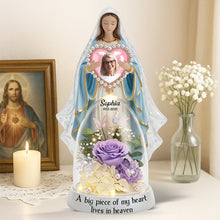 Load image into Gallery viewer, A Big Piece of My Heart Lives in Heaven - Memorial Acrylic Plaque, Custom Photo Gift for Loved Ones Shaped Plaques PopCulturePrints
