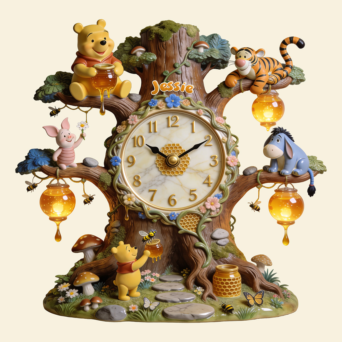 Lovely Friends Hanging Wall Clock - Personalized Gifts 04pgta140726 Hanging Wall Clock PopCulturePrints