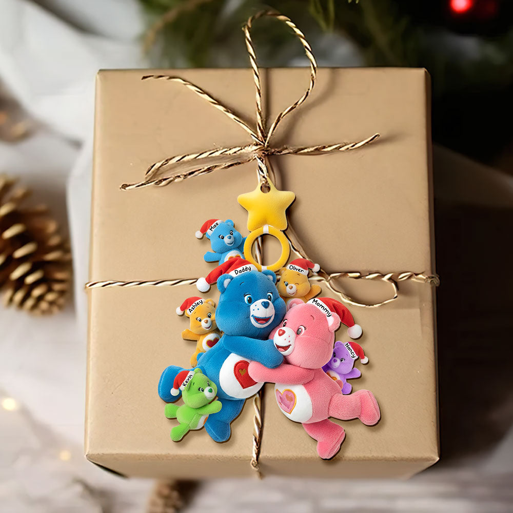 Cute Family Tree Ornament - Personalized Gifts for Family Ornament PopCulturePrints