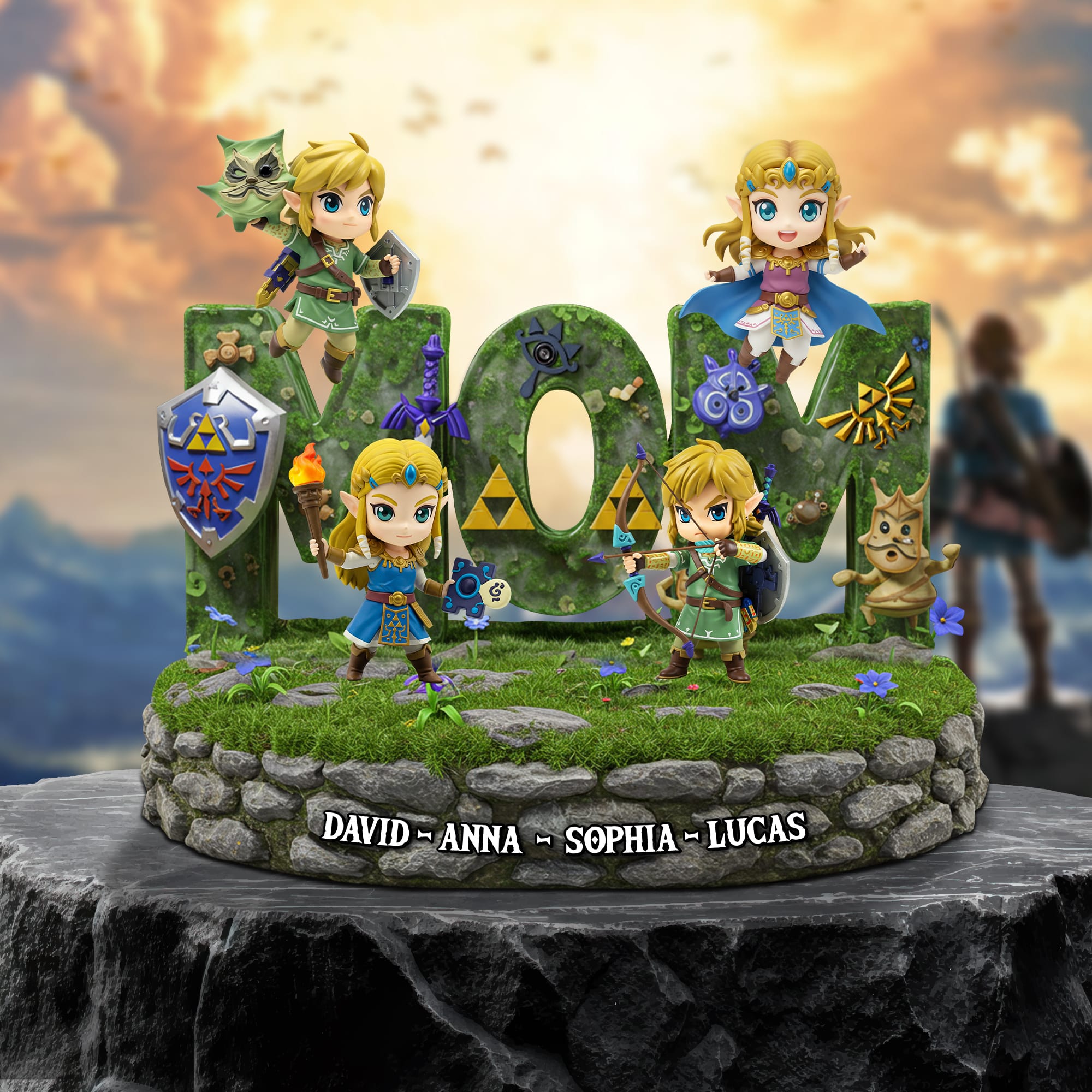 Legend Mom Plaque - A Personalized Gift for Every Mom Shaped Plaques PopCulturePrints