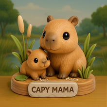 Load image into Gallery viewer, &quot;Mommy&#39;s Little Helpers&quot; - Water Pudge Mom Acrylic Plaque - Personalized Gift for Mom &amp; Grandma Shaped Plaques PopCulturePrints
