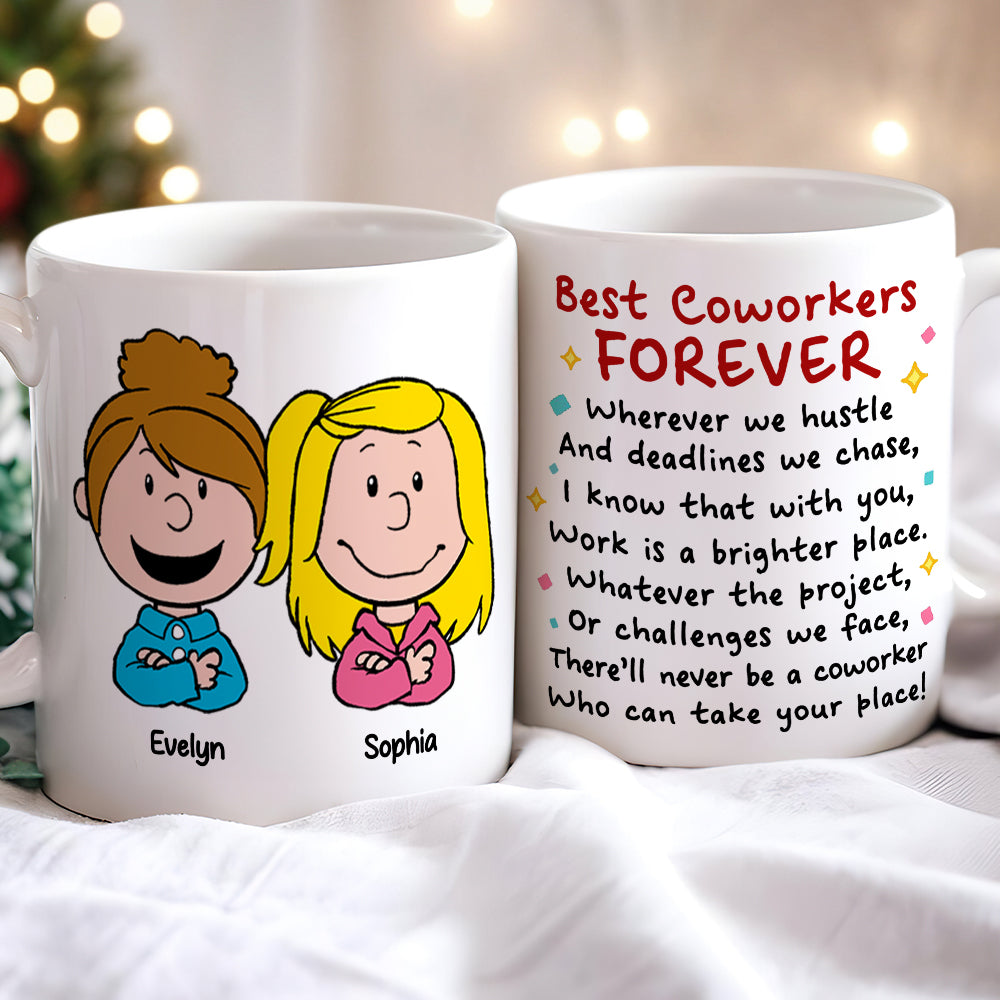 Best Coworkers Forever Personalized Coffee Mug