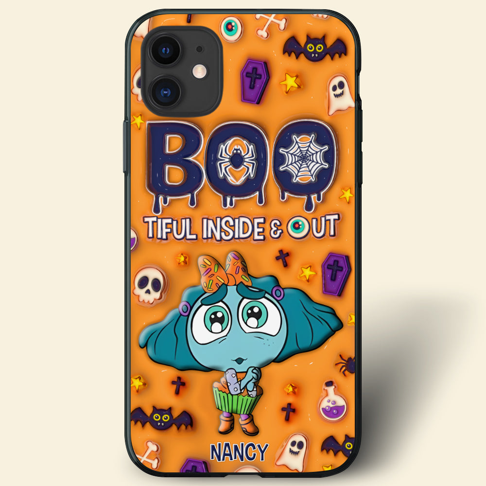 Personalized Halloween Fan Phone Case - Boo-tiful Inside & Out