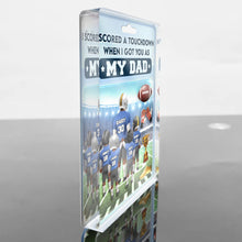 Load image into Gallery viewer, I Scored a Touchdown When I Got You As My Dad - Personalized Custom Acrylic Plaque Gift for Dads and Grandpas Acrylic Plaque PopCulturePrints
