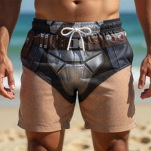 Load image into Gallery viewer, Unleash Your Inner Warrior - Personalized Men's Beach Shorts
