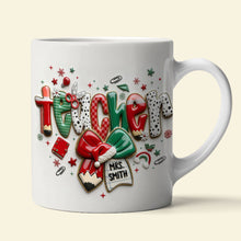 Load image into Gallery viewer, Merry Conquette Teacher Mug - Personalized Gift for Educators Coffee Mug PopCulturePrints
