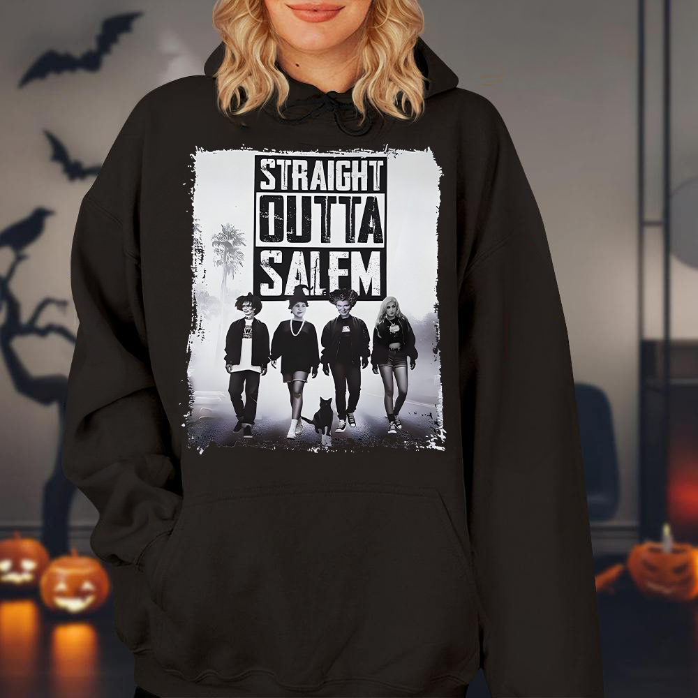 Straight Outta Salem Witchy Graphic T-Shirt