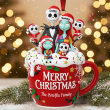 Load image into Gallery viewer, Merry Christmas Family Ornament - Personalized Gift for Family &amp; Friends Ornament PopCulturePrints
