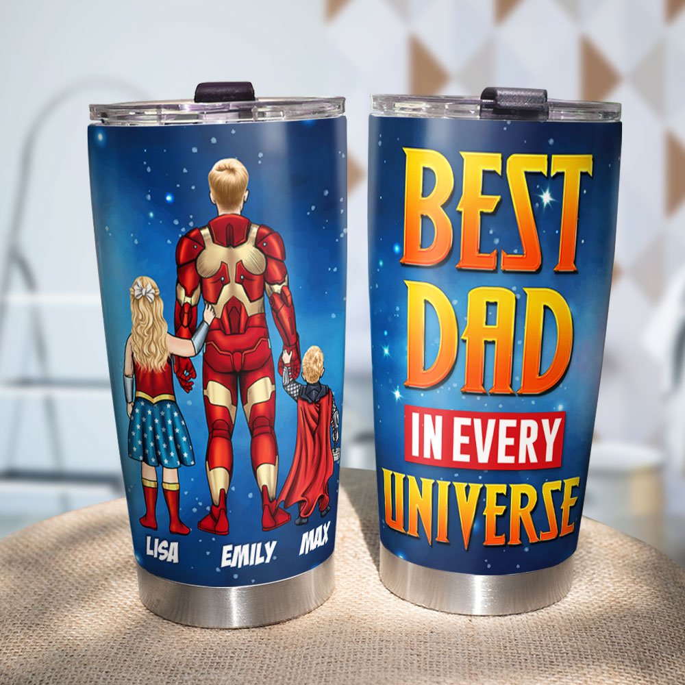 Marvelous Father Personalized Superhero Coffee Mug