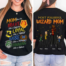 Load image into Gallery viewer, Most Powerful Wizard Mom Personalized T-Shirt
