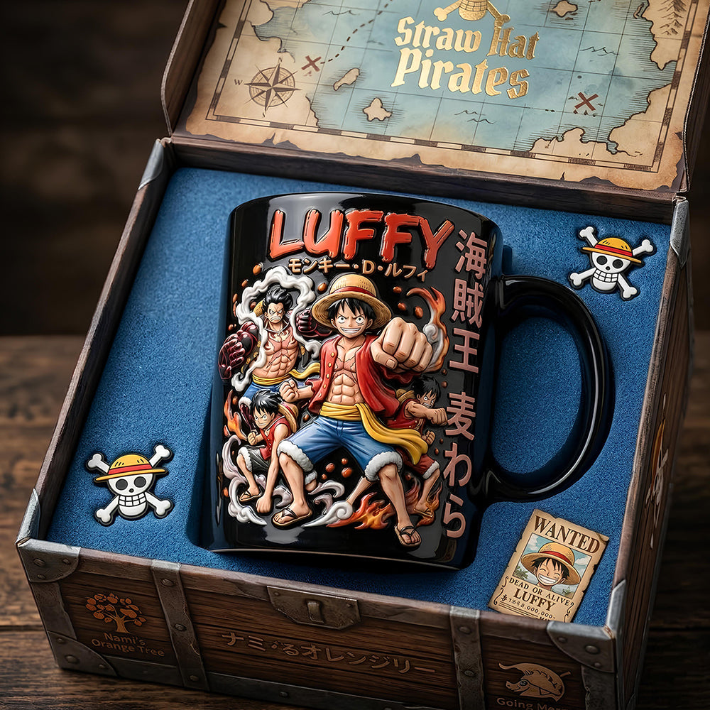 Unleash Your Inner Pirate – Anime Coffee Mug - Personalized Gifts for Anime Lovers Coffee Mug PopCulturePrints