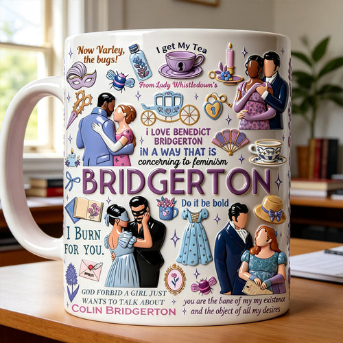 “I love Benedict Bridgerton” - Elegant Personalized Coffee Mug for Fans Coffee Mug PopCulturePrints