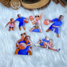 Load image into Gallery viewer, Personalized Basketball Player Christmas Ornament
