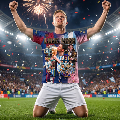 Celebrating Legends: Bold Sport Career 3D Shirt - Personalized Gift for Soccer Lovers AOP Products PopCulturePrints