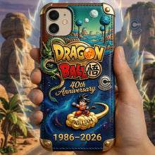 Load image into Gallery viewer, “Celebrate 40 Years of Epic Adventure!” - Personalized Dragon Ball Phone Case - Gift for Fans of Pop Culture Phone Case PopCulturePrints
