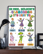 Load image into Gallery viewer, Personalized Teacher Poster: Classroom Positive Affirmations Poster &amp; Canvas PopCulturePrints

