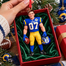 Load image into Gallery viewer, Customize Your Champion: Personalized Athlete Acrylic Ornament - Perfect Christmas Gift for Sports Lovers
