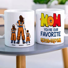 Load image into Gallery viewer, Custom Super Mom Coffee Mug | Personalized Anime Family Gift Coffee Mug PopCulturePrints
