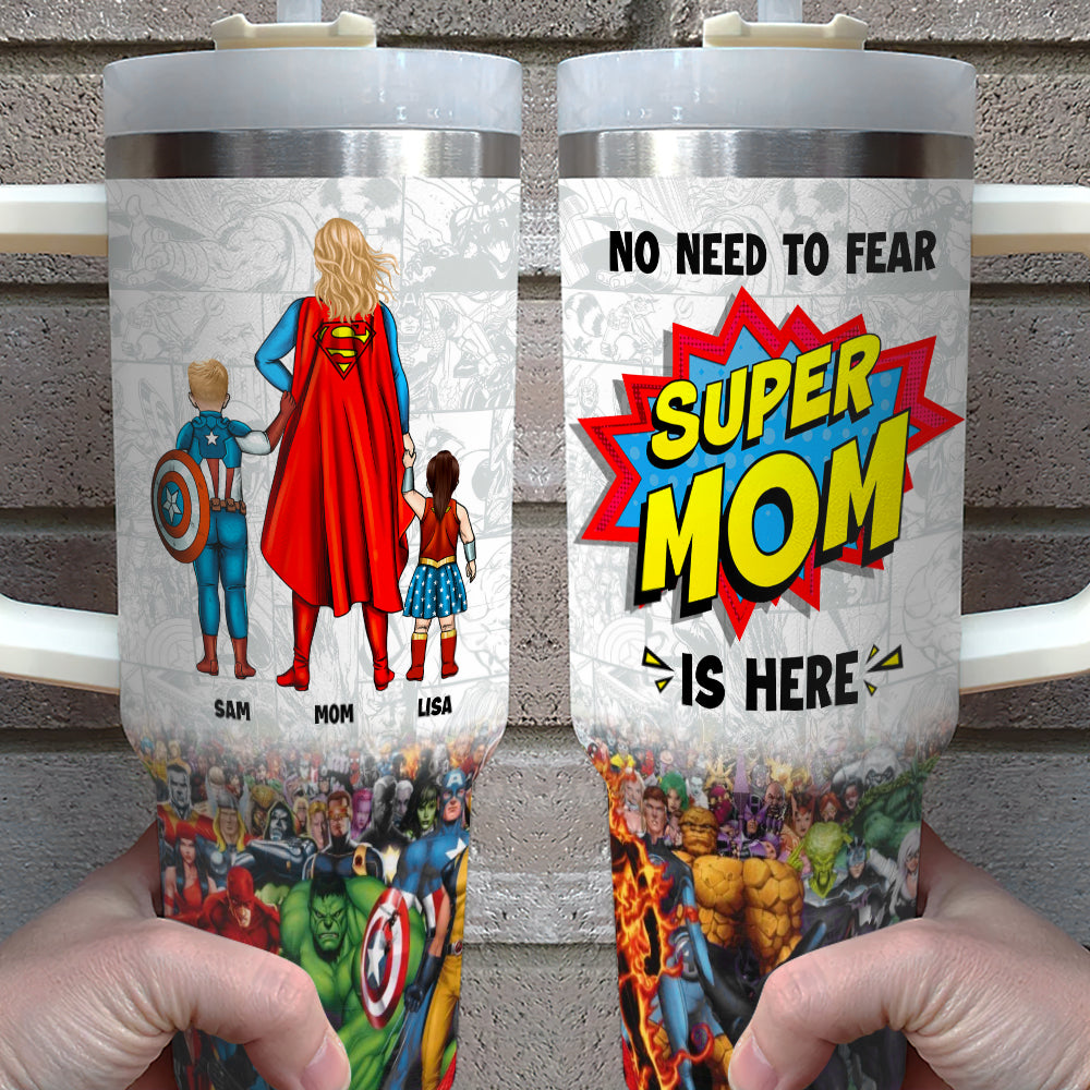 Super Dad Personalized Tumbler - Hero Edition Tumbler Cup PopCulturePrints