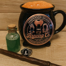 Load image into Gallery viewer, “Brew Up Some Magic” - Personalized Witch Brewing Cauldron Mug - Perfect Gift for Witch Lovers Cauldron Mug PopCulturePrints
