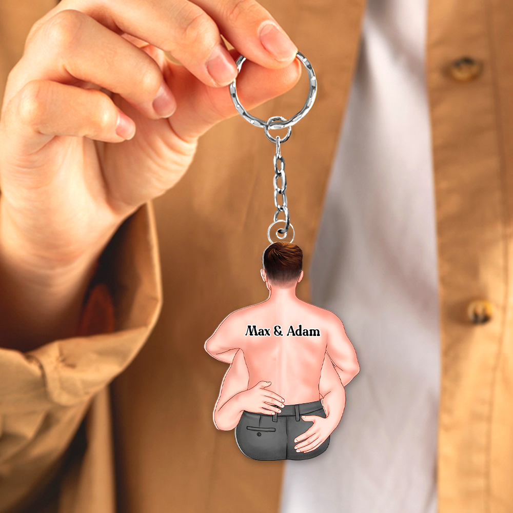 Personalized Keychain for Fun-loving Couples Keychains PopCulturePrints