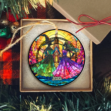 Load image into Gallery viewer, Personalized Besties Christmas Ornament - Magical Witchy Theme Ornament PopCulturePrints

