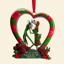 Load image into Gallery viewer, “We are simply meant to be” - Personalized Christmas Ornament for Couples - Custom Gift for Loved Ones Ornament PopCulturePrints
