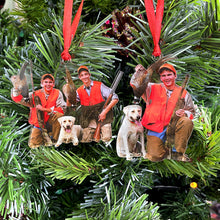Load image into Gallery viewer, Personalized Hunting Lover Photo Ornament Ornament PopCulturePrints
