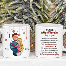Load image into Gallery viewer, Personalized Couple Hugging Mug - Unique Valentine’s Day Gifts &amp; Christmas Gift Coffee Mug PopCulturePrints
