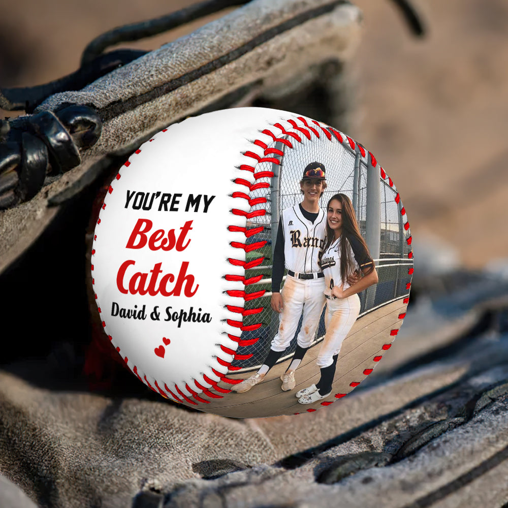 Custom Photo Baseball - Personalized Couple's Gift | Valentine's Day Gifts Baseball PopCulturePrints