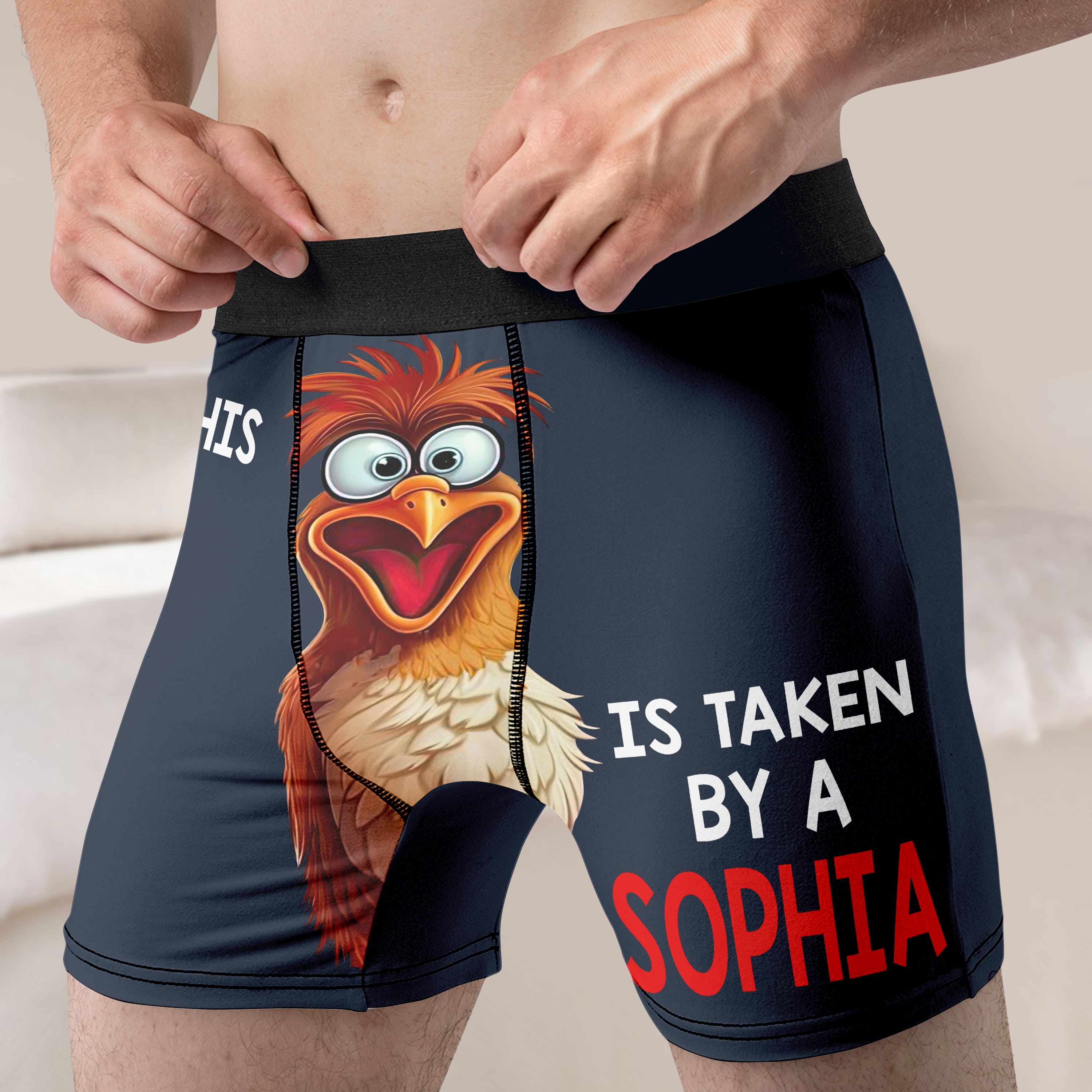 Funny Custom Boxer Briefs - Personalized Gift for Couples Boxer Briefs PopCulturePrints