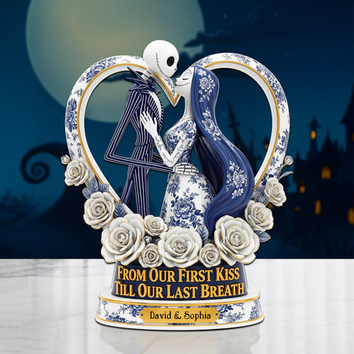 Ghoulmates Forever - A Personalized Acrylic Plaque for Couples Shaped Plaques PopCulturePrints