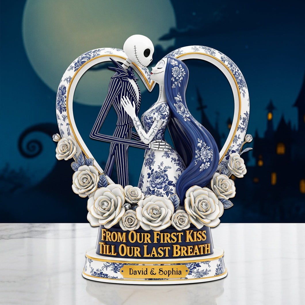 Ghoulmates Forever - A Personalized Acrylic Plaque for Couples Shaped Plaques PopCulturePrints