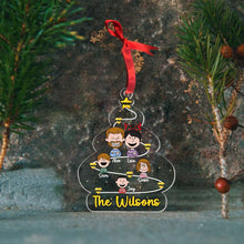 Load image into Gallery viewer, Personalized Family Christmas Ornament - Custom Cartoon Characters Ornament PopCulturePrints
