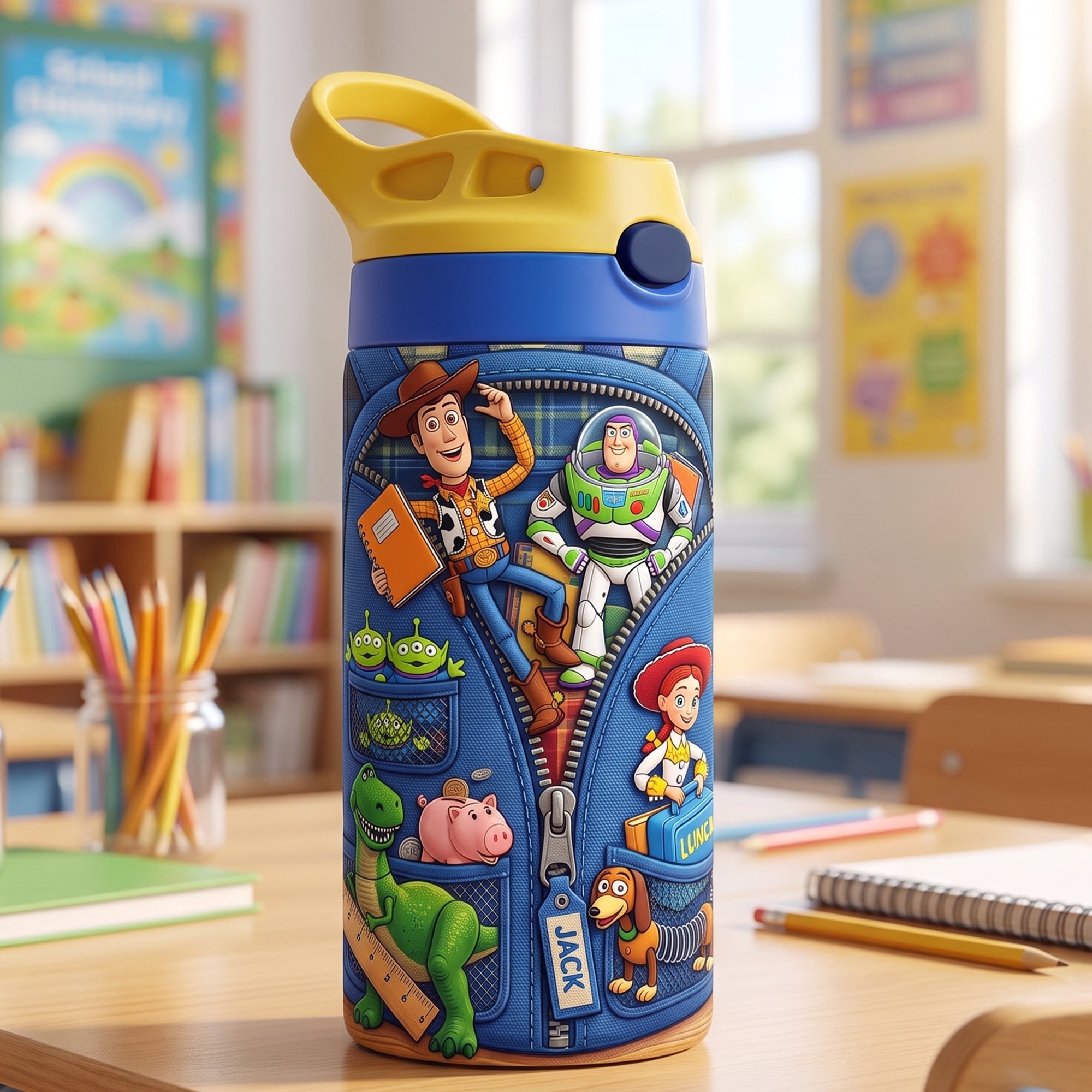 Adventure Friends Colorful Kid Tumbler - Personalized Gifts For Kids