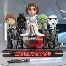 Load image into Gallery viewer, “We Love You, Mommy!” - Universe Protector Acrylic Plaque - Personalized Gifts for Mother's Day Shaped Plaques PopCulturePrints
