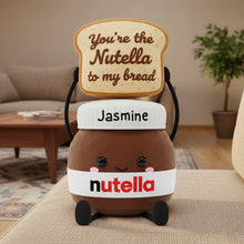 Load image into Gallery viewer, You're the Nutella to My Bread - Personalized Sweet Choco Love Couple Pillow Pillow PopCulturePrints
