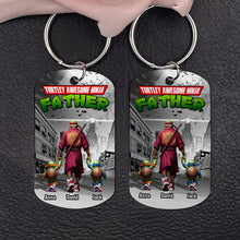 Load image into Gallery viewer, Custom Ninja Turtle Dad Keychain Keychains PopCulturePrints
