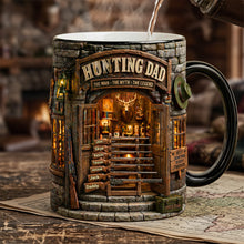 Load image into Gallery viewer, Hunting Dad: The Man, The Myth, The Legend - Personalized Magic Mug for Dads and Grandpas Coffee Mug PopCulturePrints
