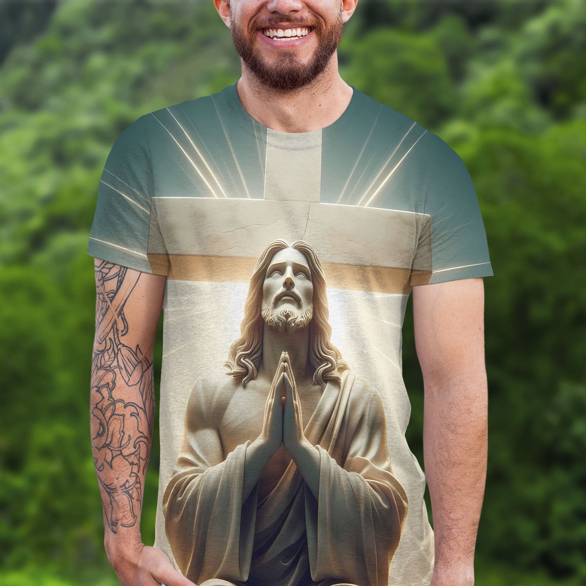 Personalized 3D Jesus Lover Hoodie - Perfect Gift for Easter & Special Occasions AOP Products PopCulturePrints